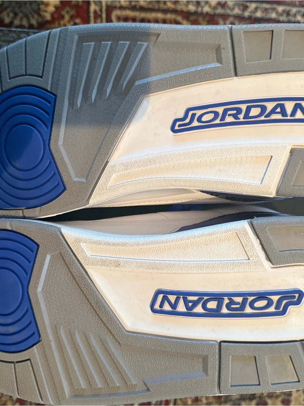 Jordan 3 Retro Racer Blue - Men's White & Royal Blue Basketball Sneakers